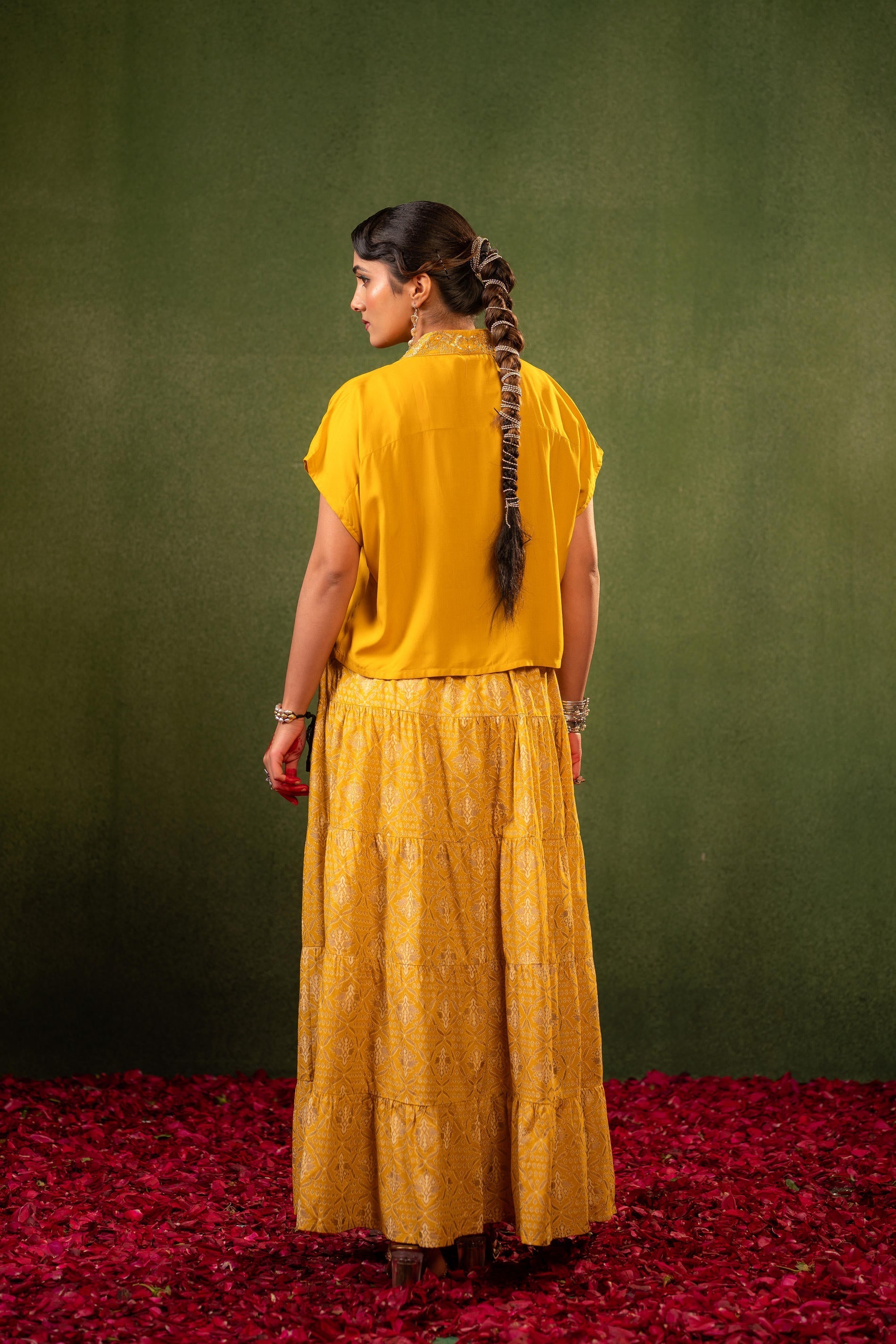 Juniper Virasat Printed Skirt Set