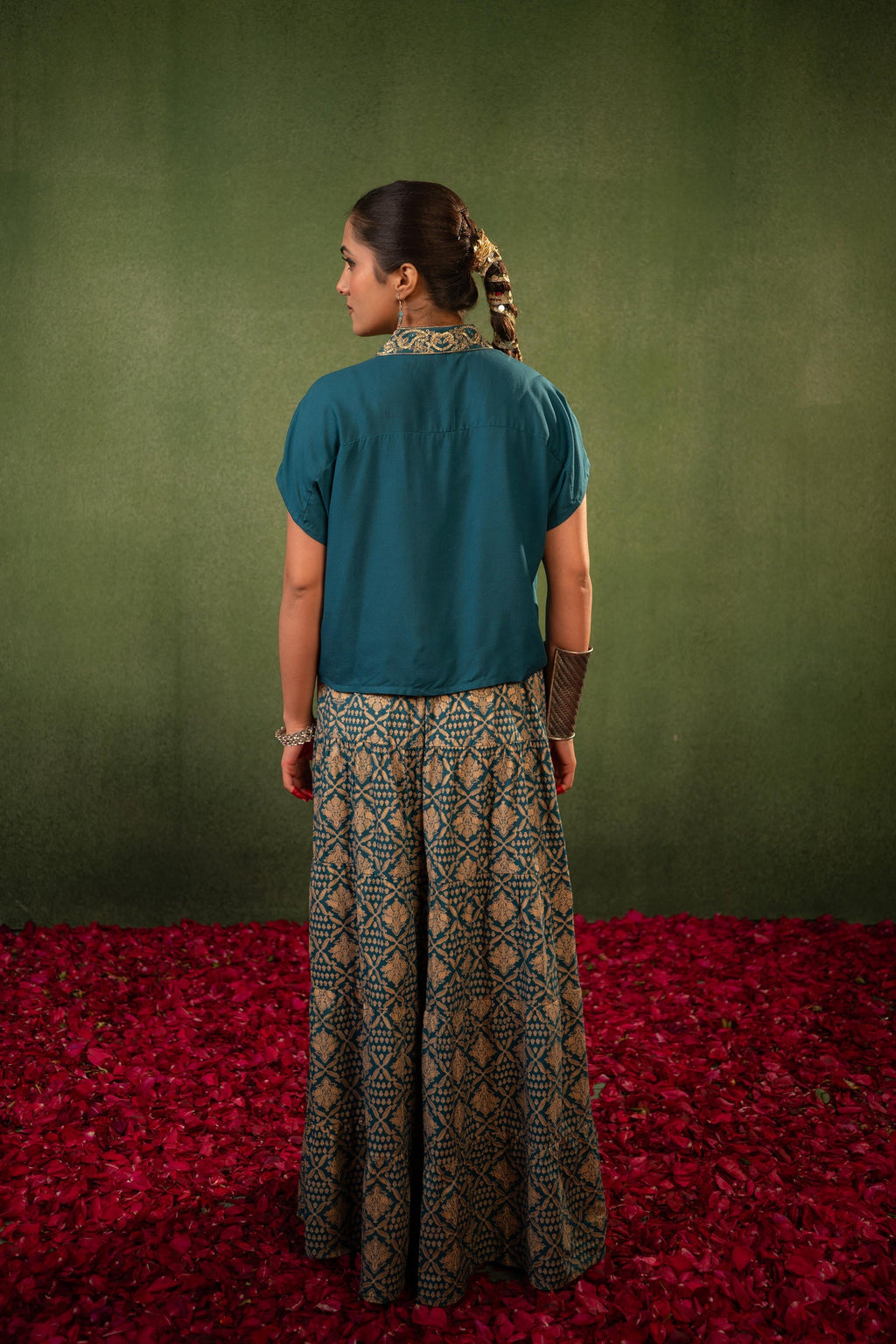 Juniper Virasat Printed Skirt Set