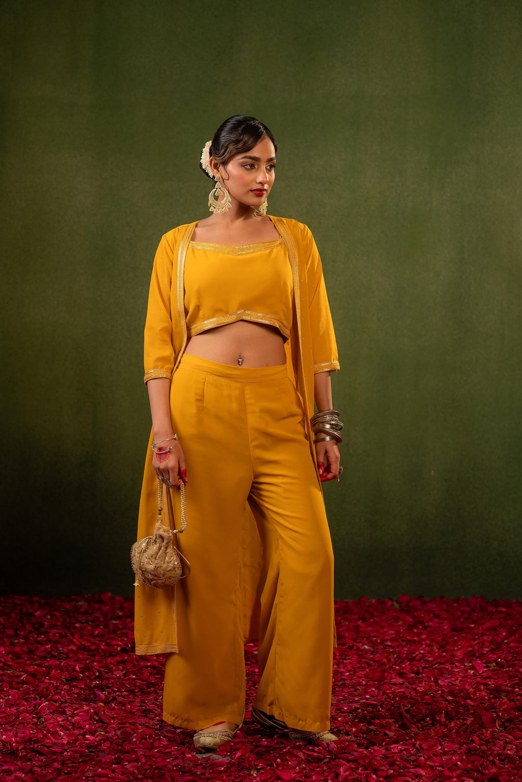 Juniper Mustard Aura Co-Ord Set