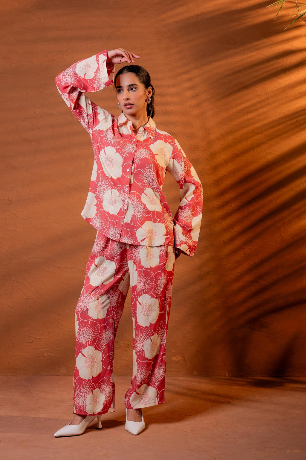 Juniper Women Relaxed Fit Floral Printed Co-Ord Set