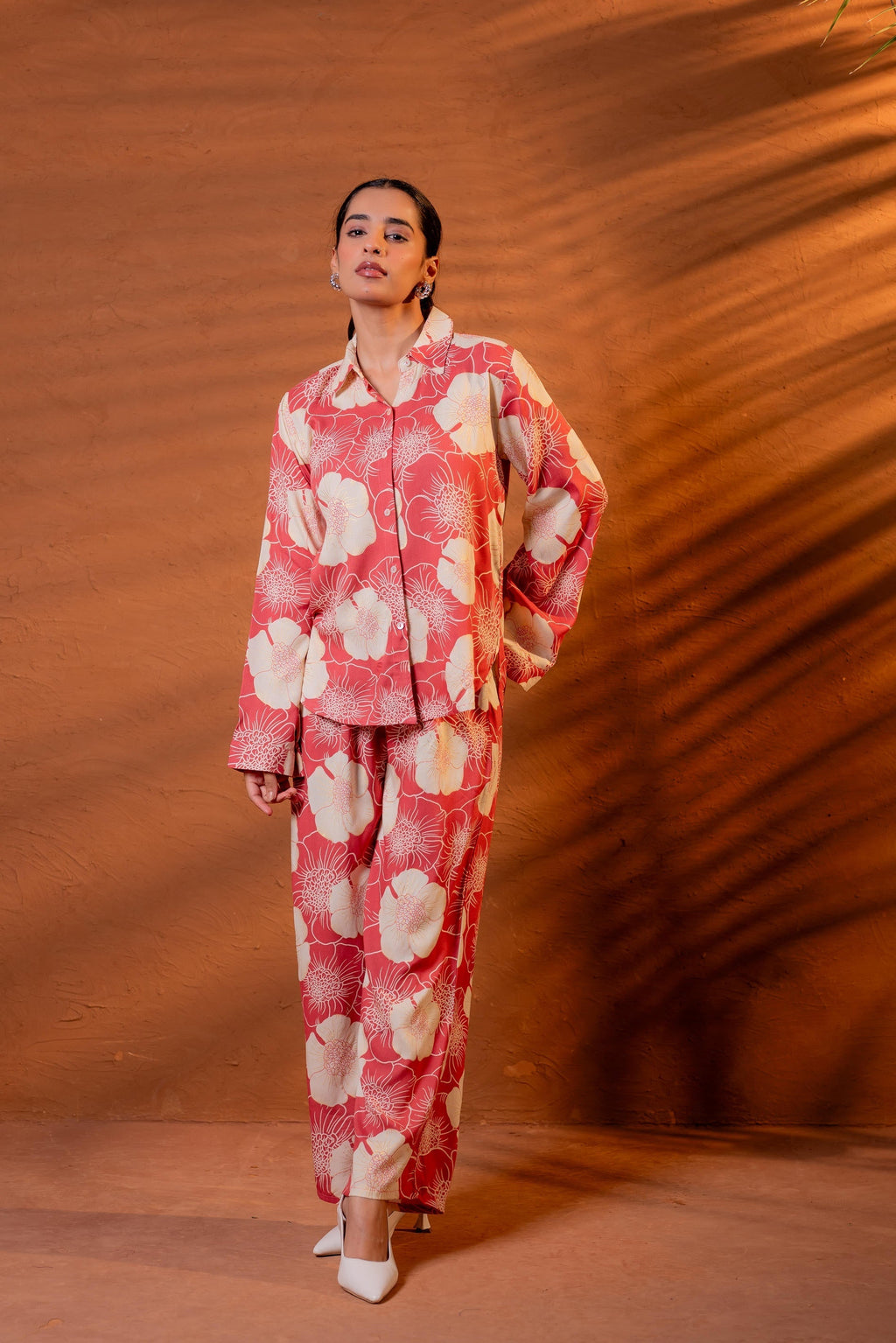 Juniper Women Relaxed Fit Floral Printed Co-Ord Set