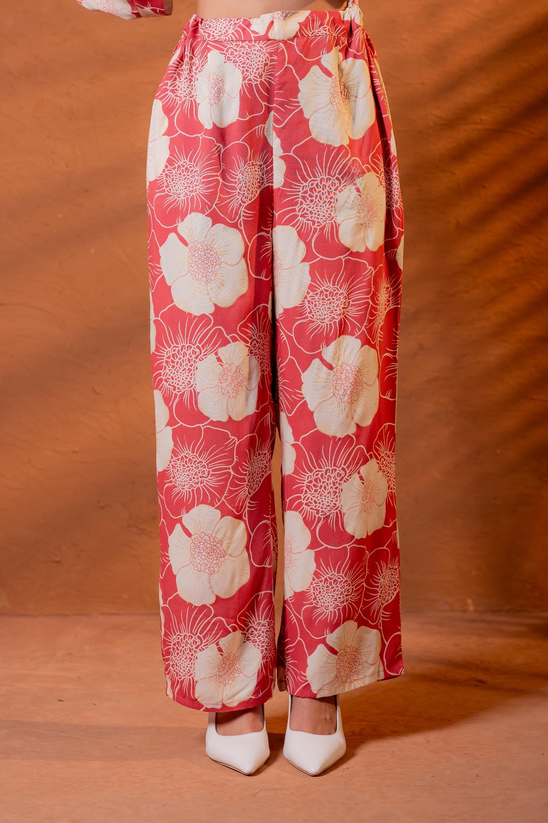 Juniper Women Relaxed Fit Floral Printed Co-Ord Set