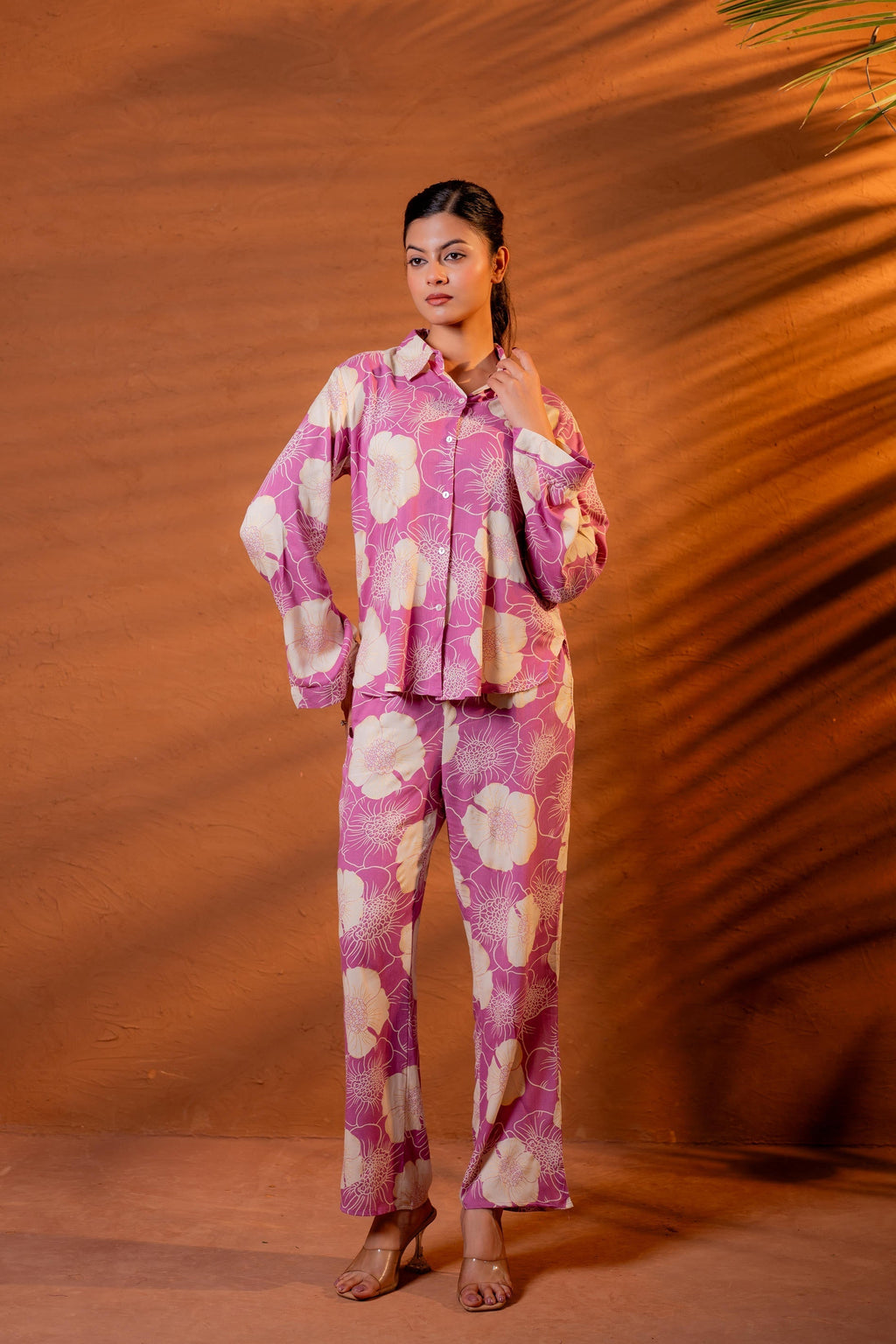 Juniper Women Relaxed Fit Floral Printed Co-Ord Set