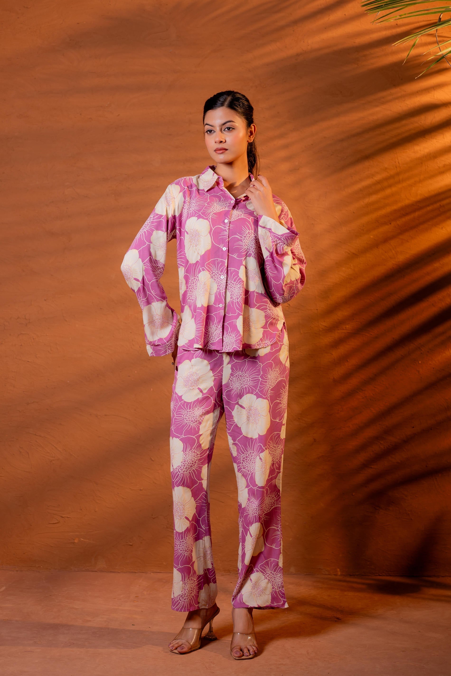 Juniper Women Relaxed Fit Floral Printed Co-Ord Set