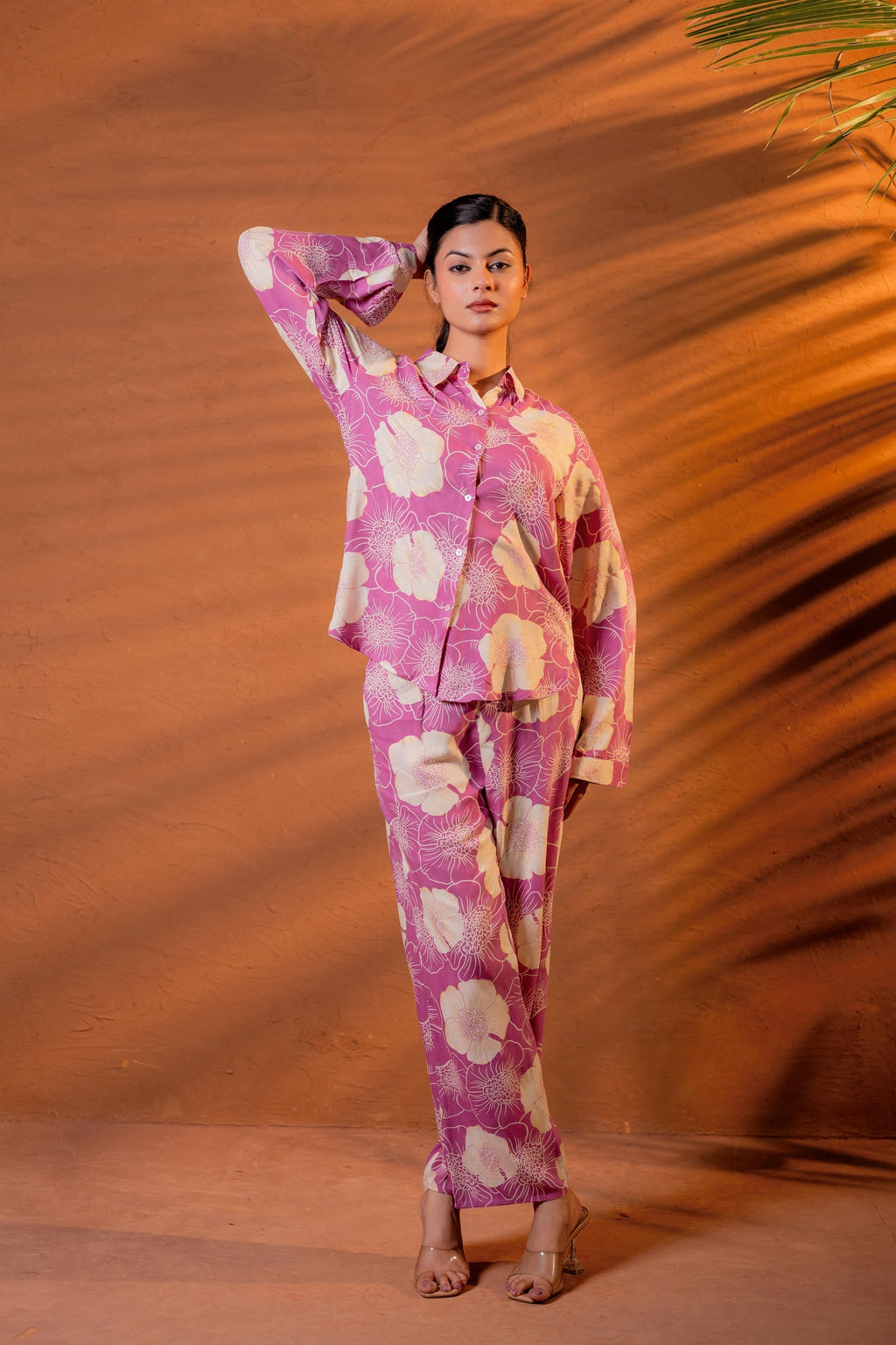 Juniper Women Relaxed Fit Floral Printed Co-Ord Set