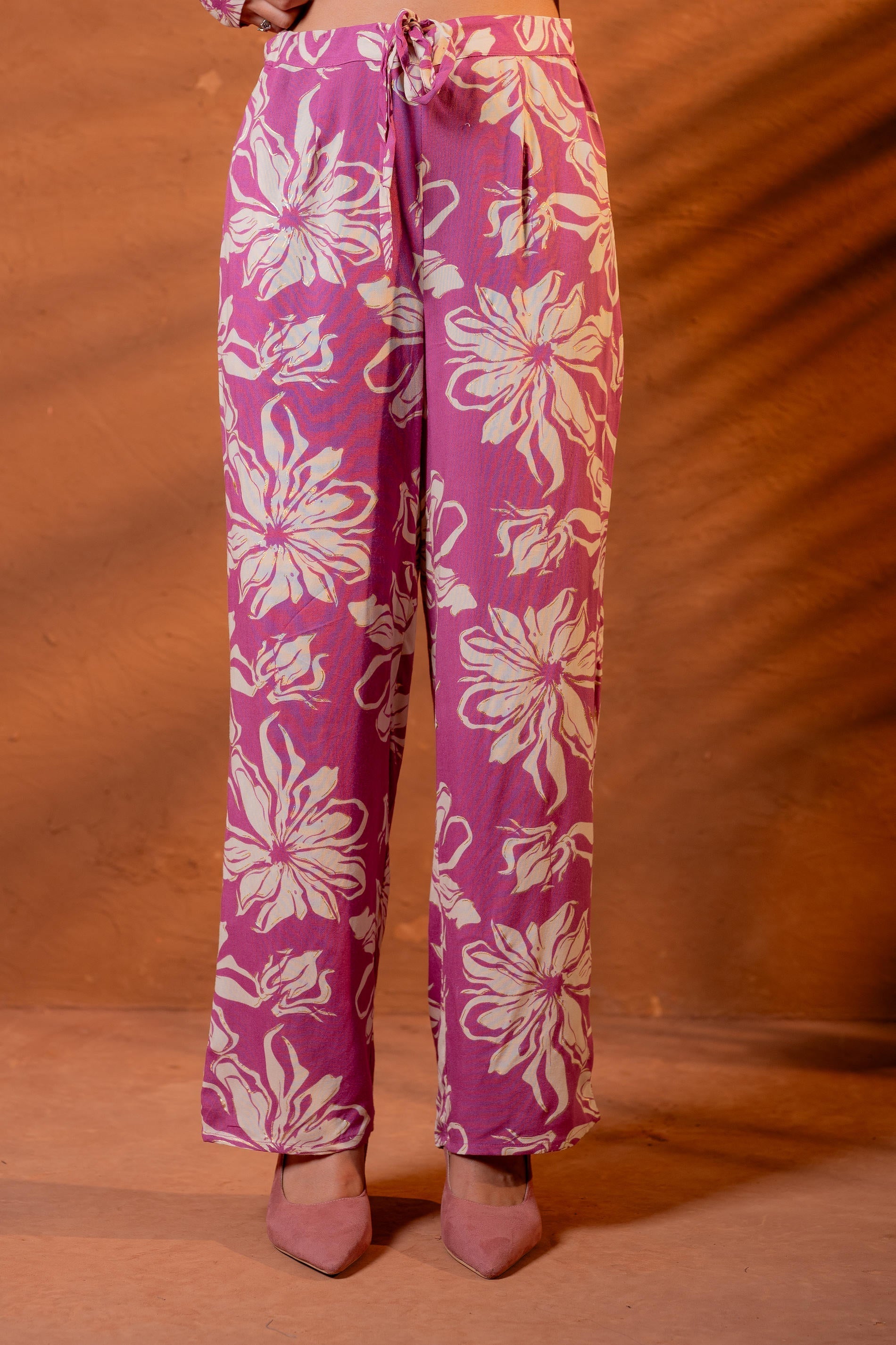 Juniper Women Relaxed Fit Floral Printed Co-Ord Set