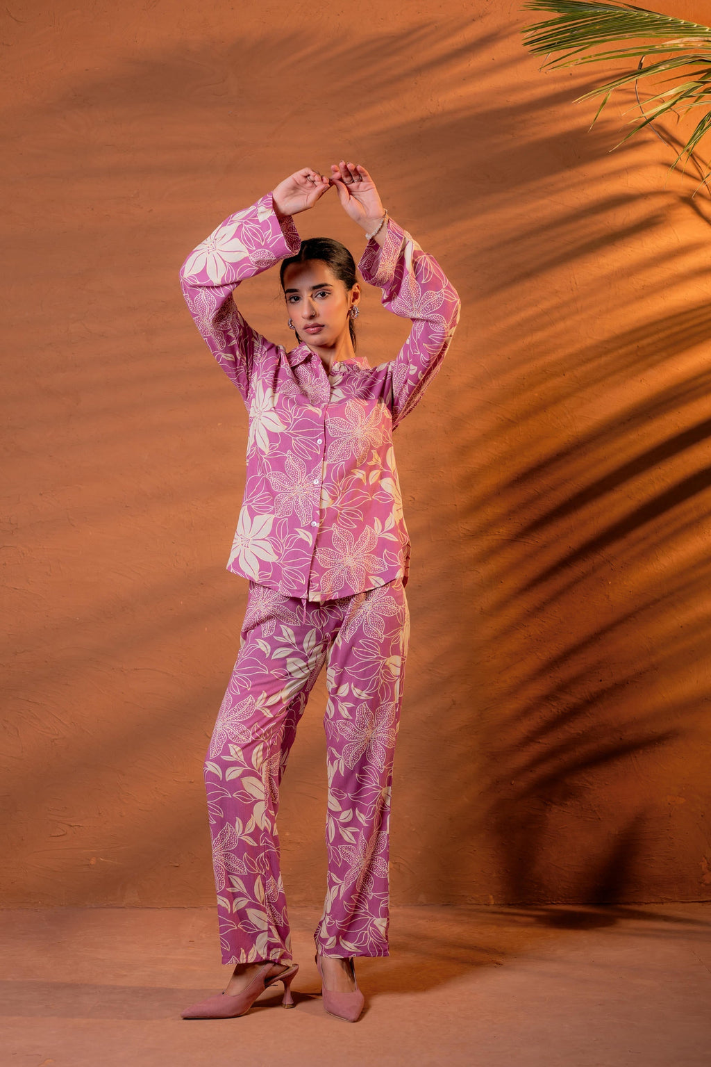 Juniper Women Relaxed Fit Floral Printed Co-Ord Set