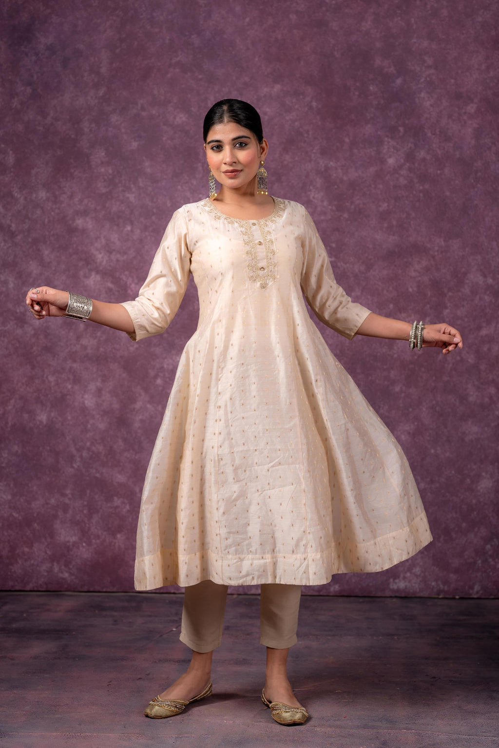 Juniper Ivory Noor A-Line Kurta