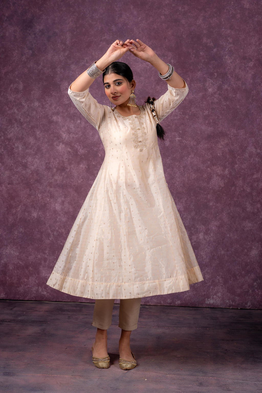 Juniper Ivory Noor A-Line Kurta