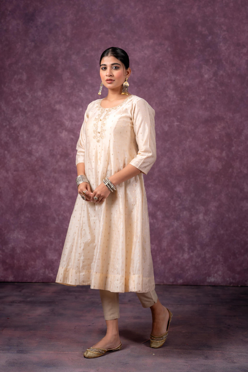 Juniper Ivory Noor A-Line Kurta
