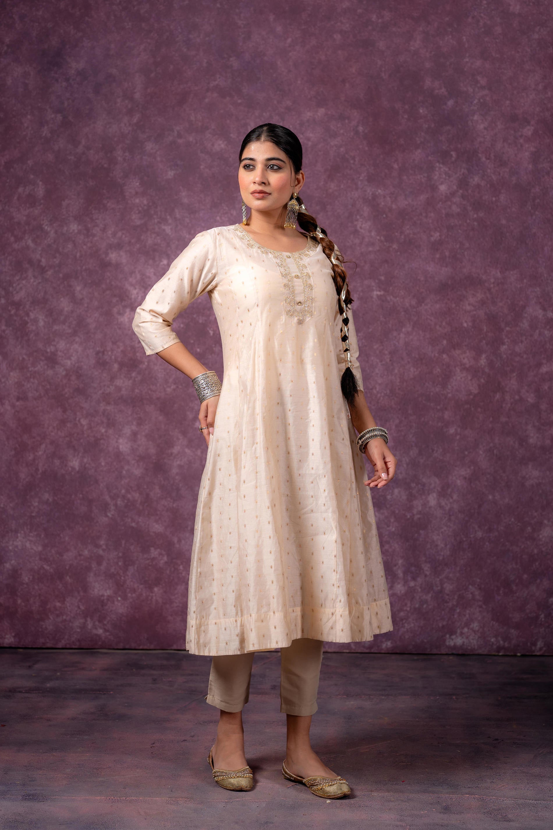 Juniper Ivory Noor A-Line Kurta
