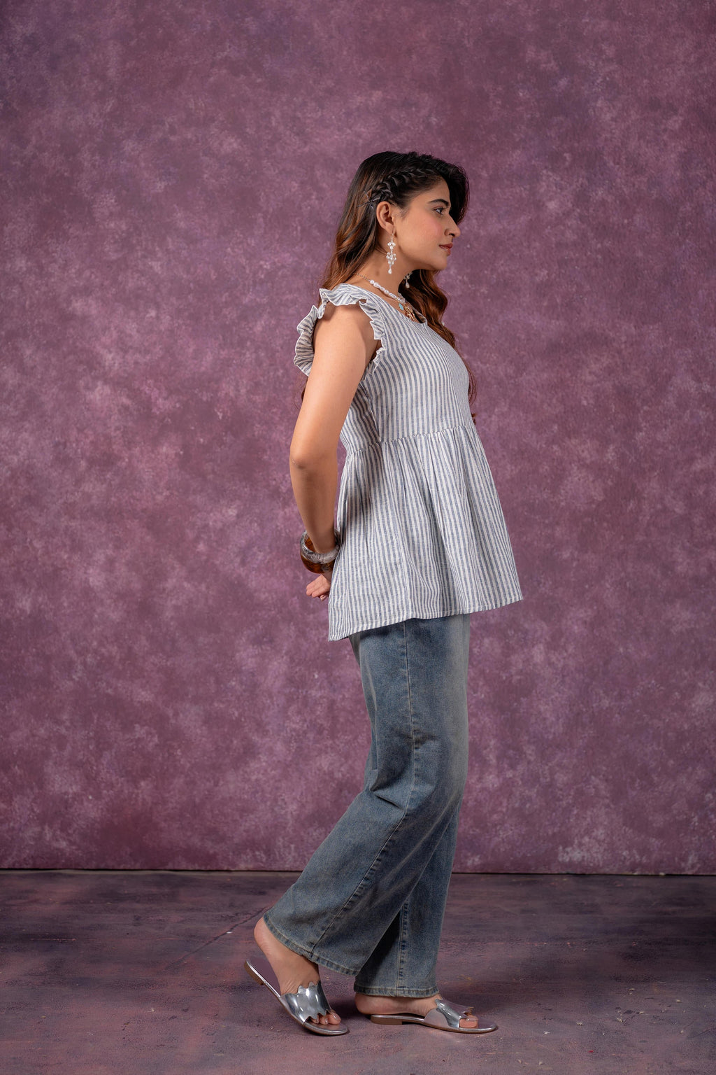 Juniper Urban Stripe Breeze Top