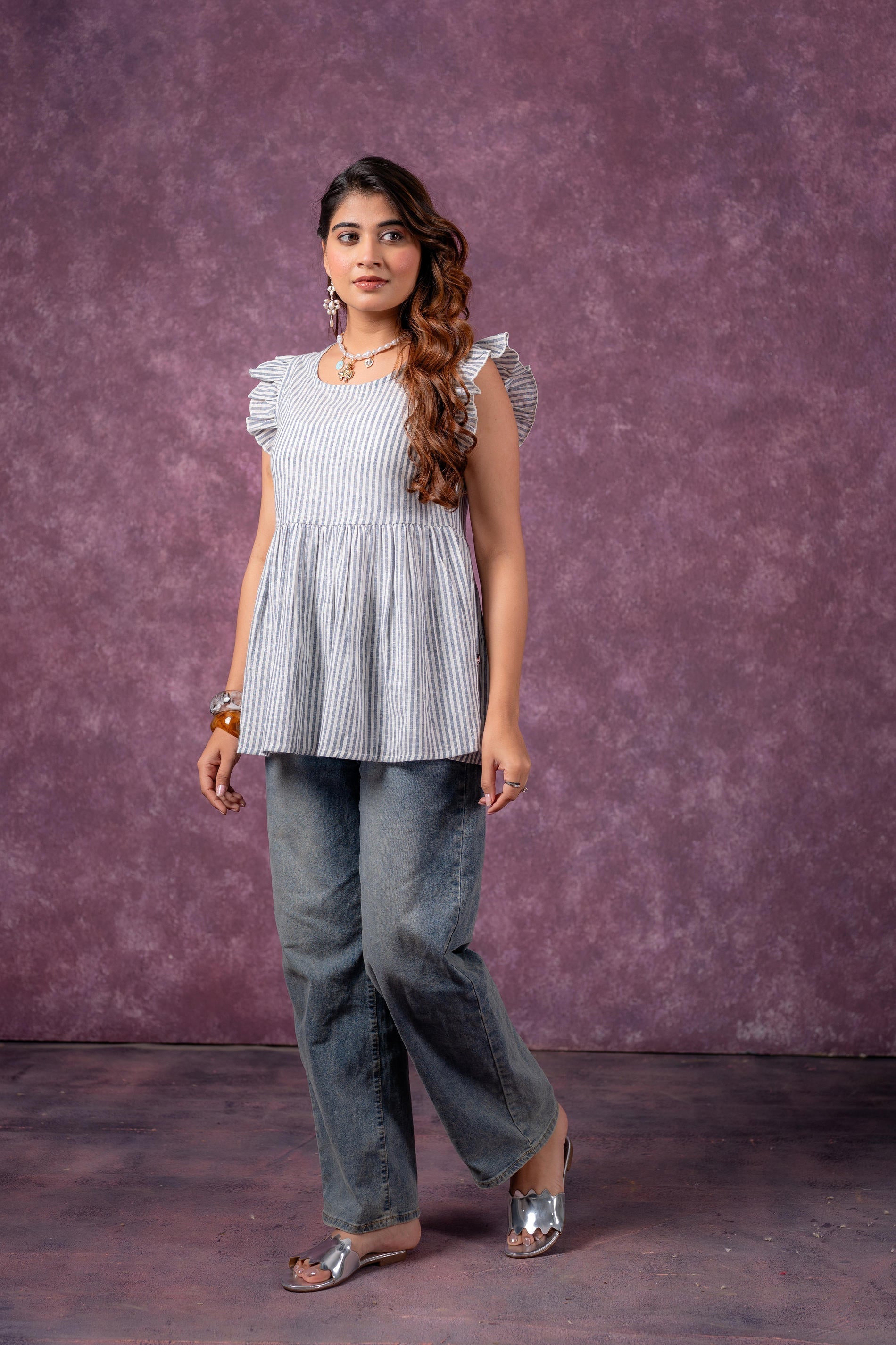 Juniper Urban Stripe Breeze Top