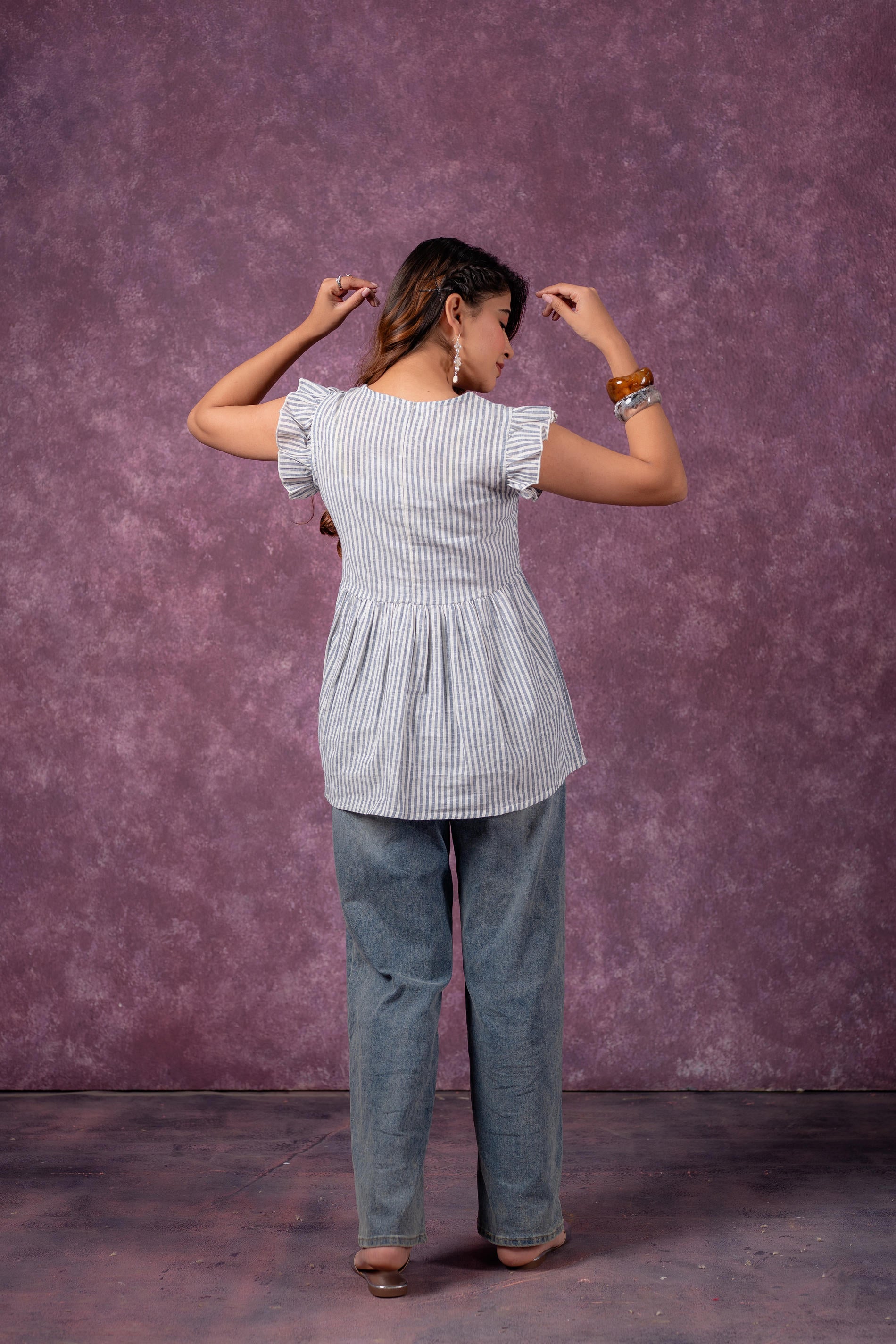 Juniper Urban Stripe Breeze Top