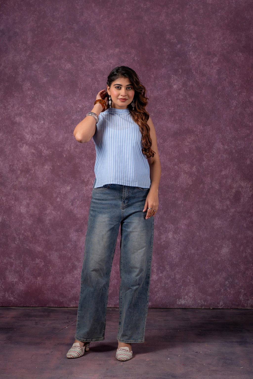 Juniper Urban Stripe Breeze Top