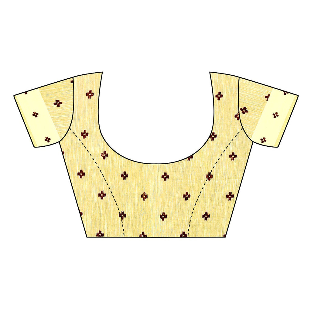 Vamika Linen Satin Border Yellow Bollywood Style Saree