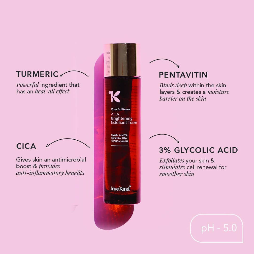 True Kind AHA Brightening Exfoliant Toner