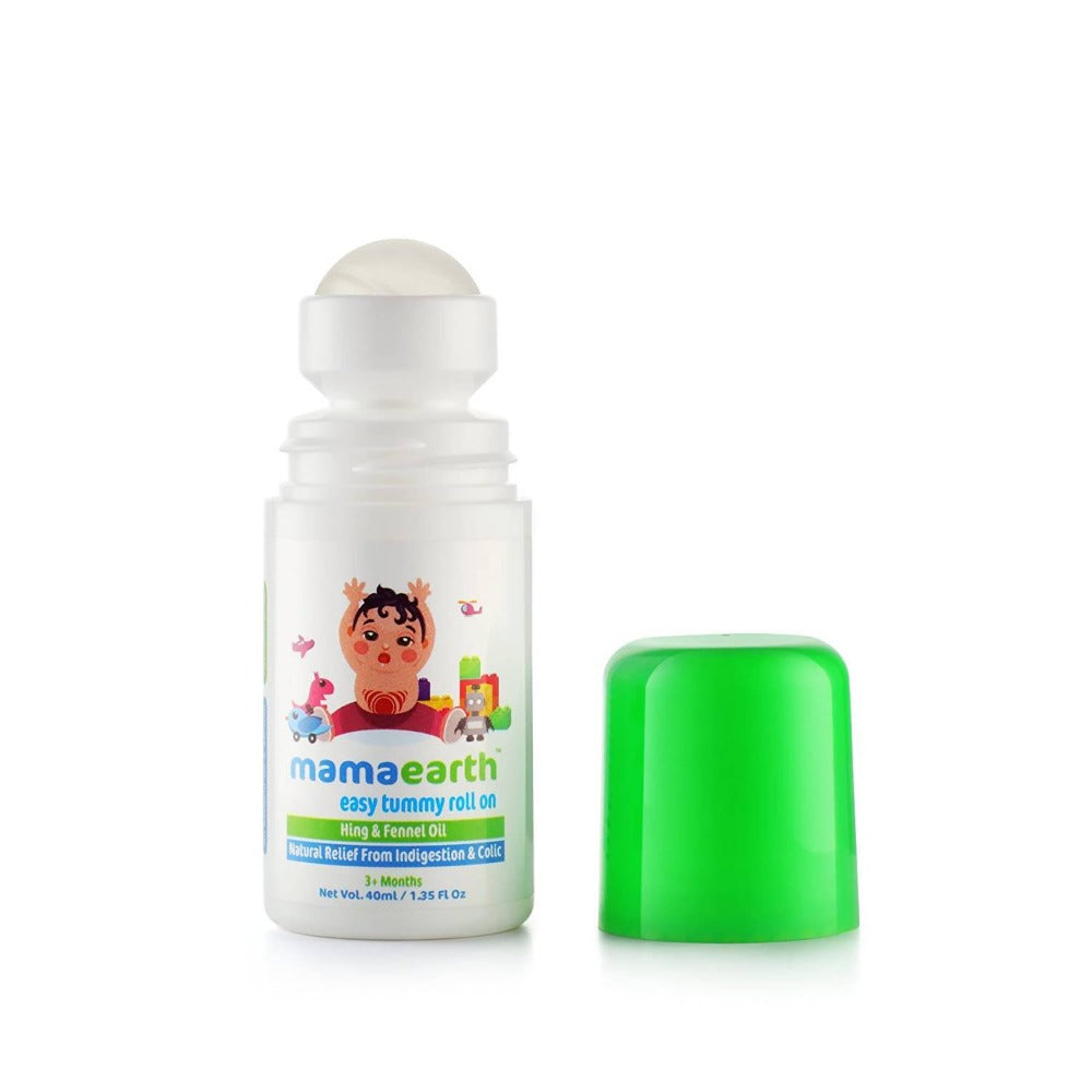 Mamaearth Easy Tummy Roll On For Relieves Tummy Discomfort & Soothes Gas Pain