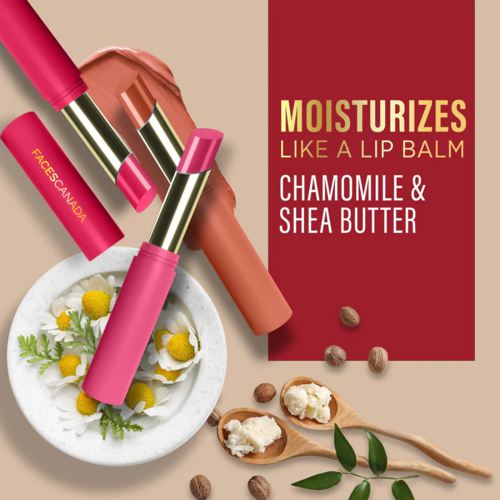 Faces Canada 3 in 1 LongStay Matte Lipstick - Notice Me Pink 06