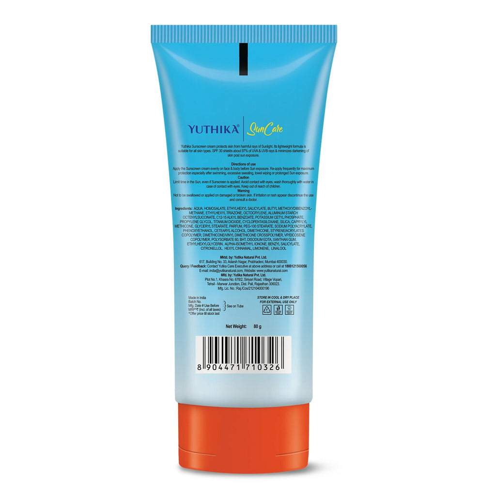 Yuthika Sunscreen Lotion SPF 30 PA+++