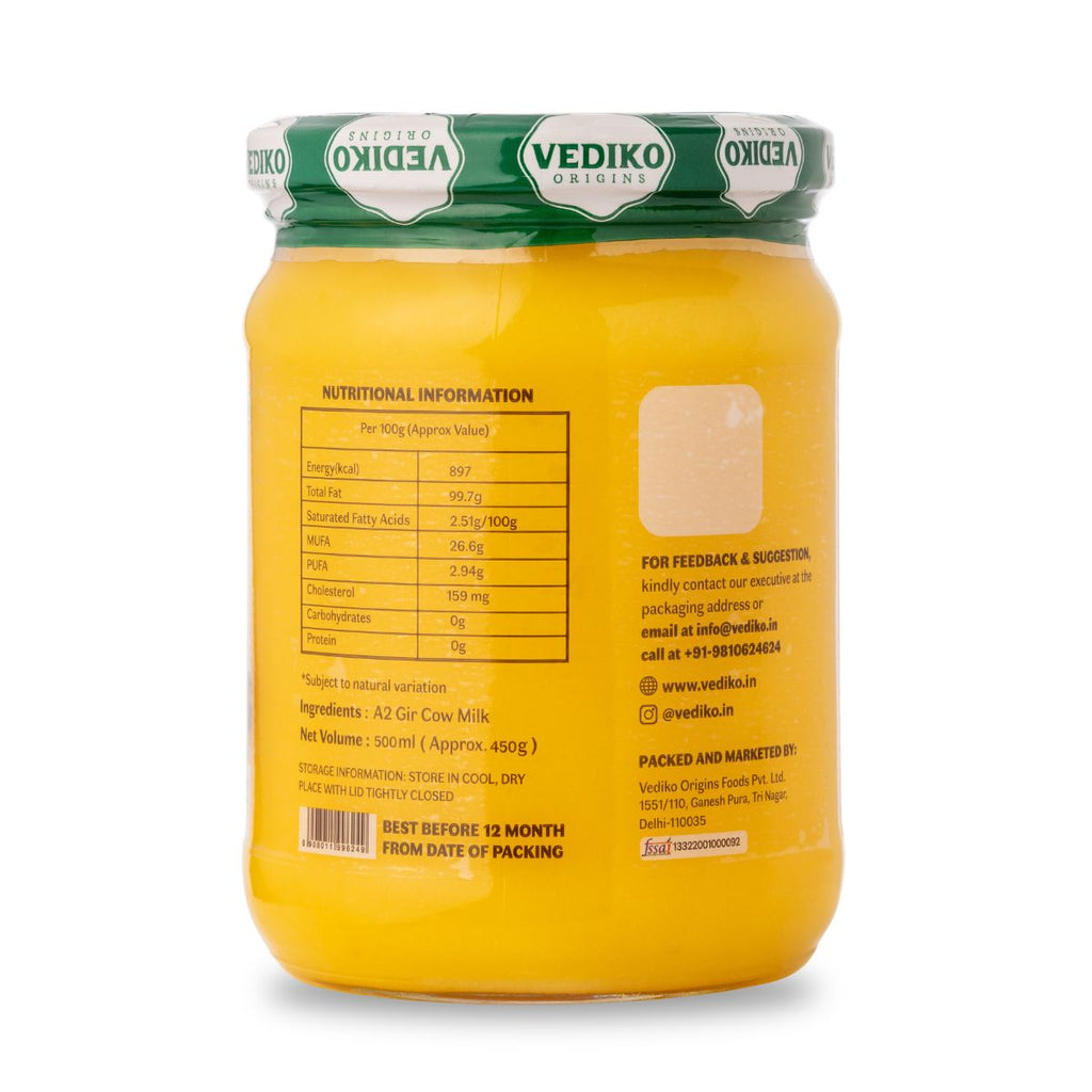 Vediko Origins A2 Gir Cow Ghee