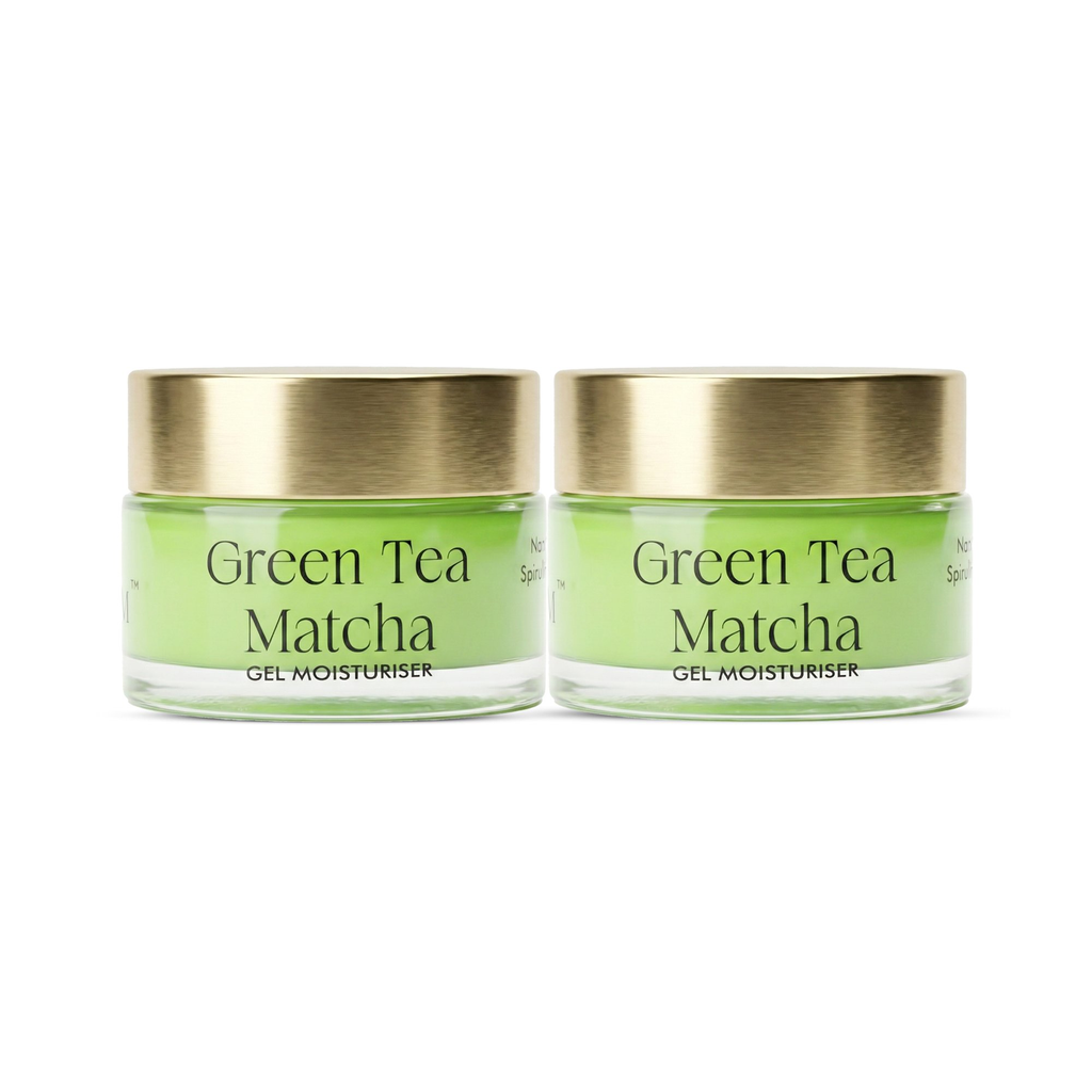 VedicDerm Green Tea Matcha Gel Moisturiser with Squalene and Niacinamide