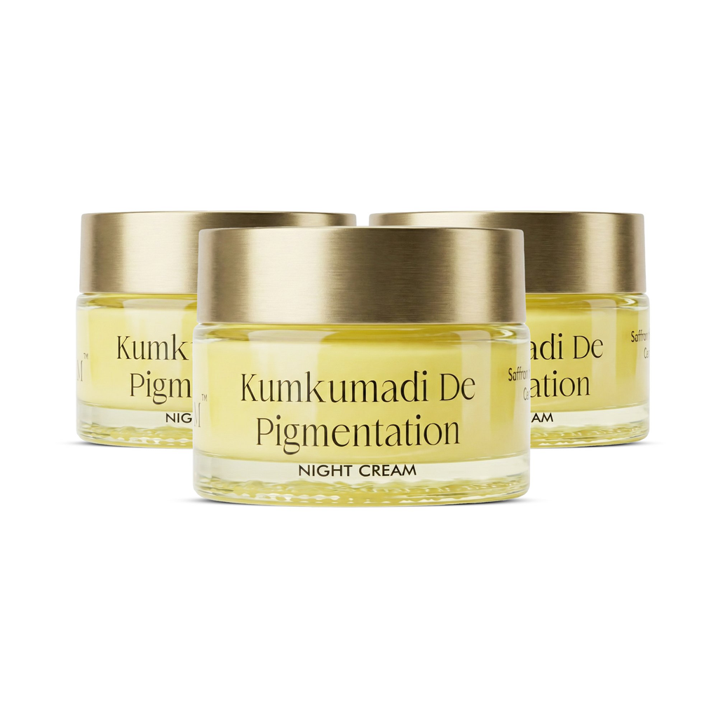 VedicDerm Kumkumadi De Pigmentation Night Cream with Saffron & Ceramides