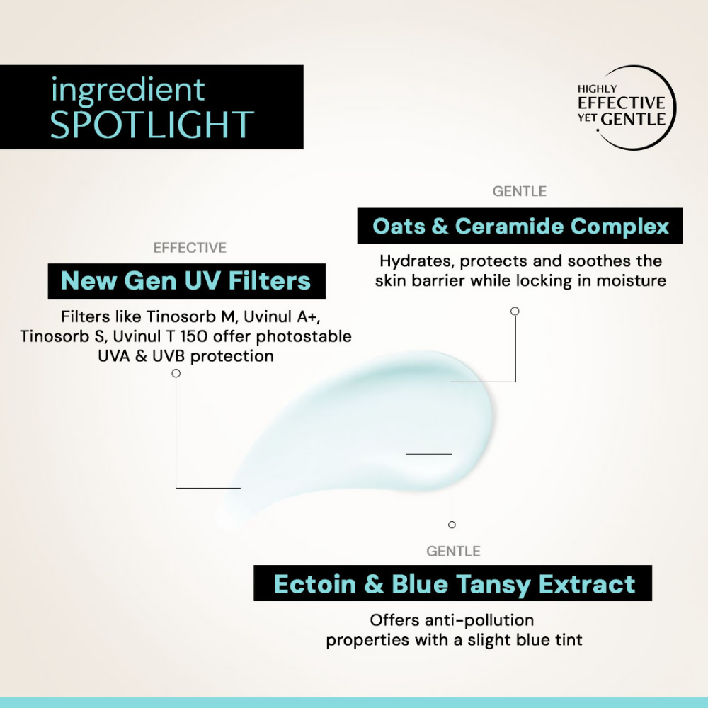 Deconstruct Oats & Ceramide Gel Sunscreen In Vivo Tested SPF 50 PA+++