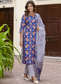 Vegaa Fashion Light-Purple Cotton Kota Checks Salwar Suit