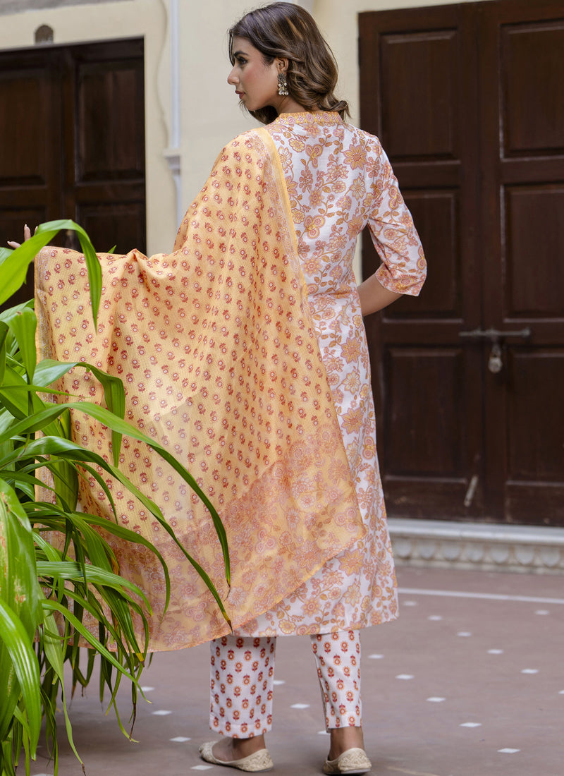 Vegaa Fashion Light-Sky Blue Cotton Kota Checks Salwar Suit