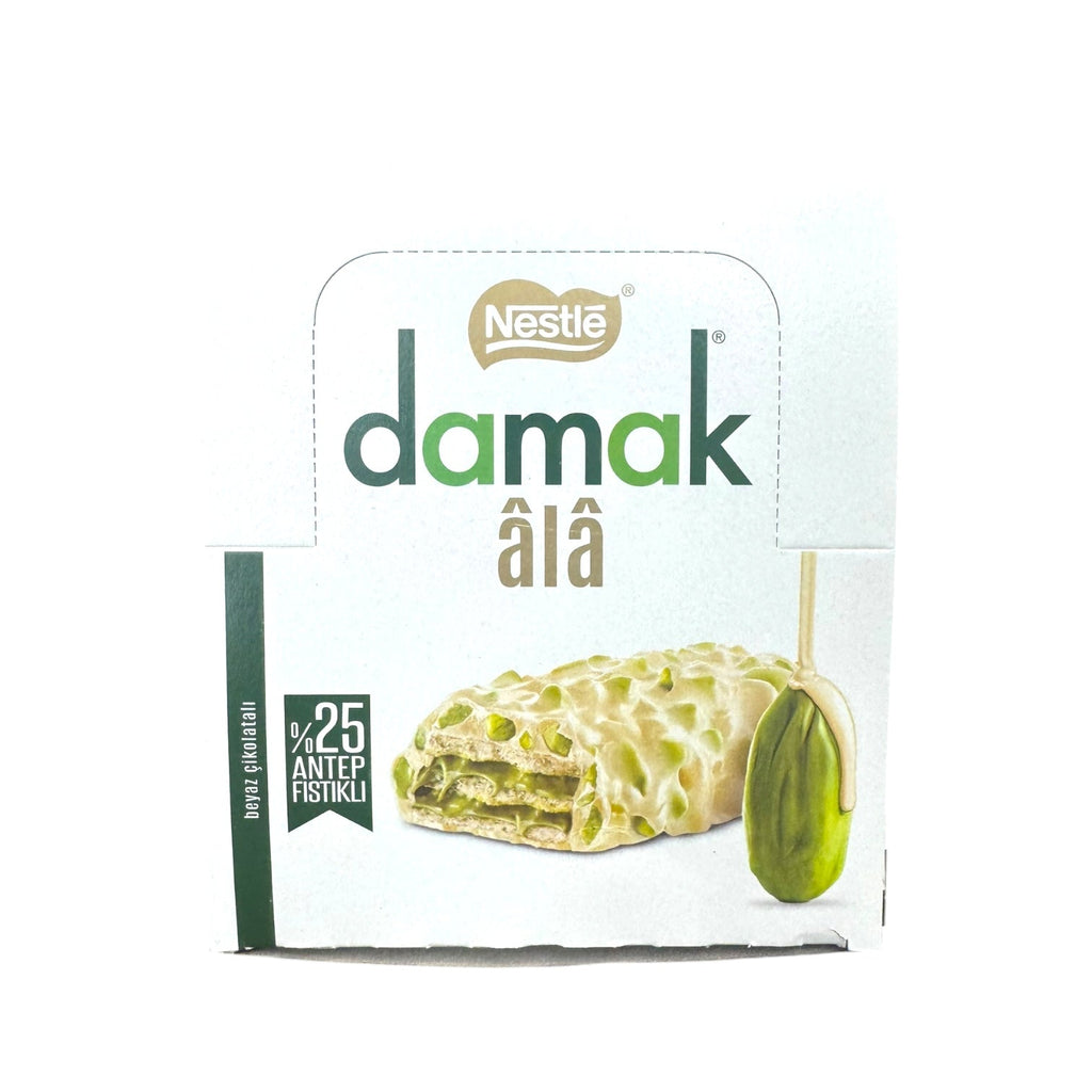 damak Nestle Damak White Chocolate Coated Pistachio Wafer – 30g Pack of 12