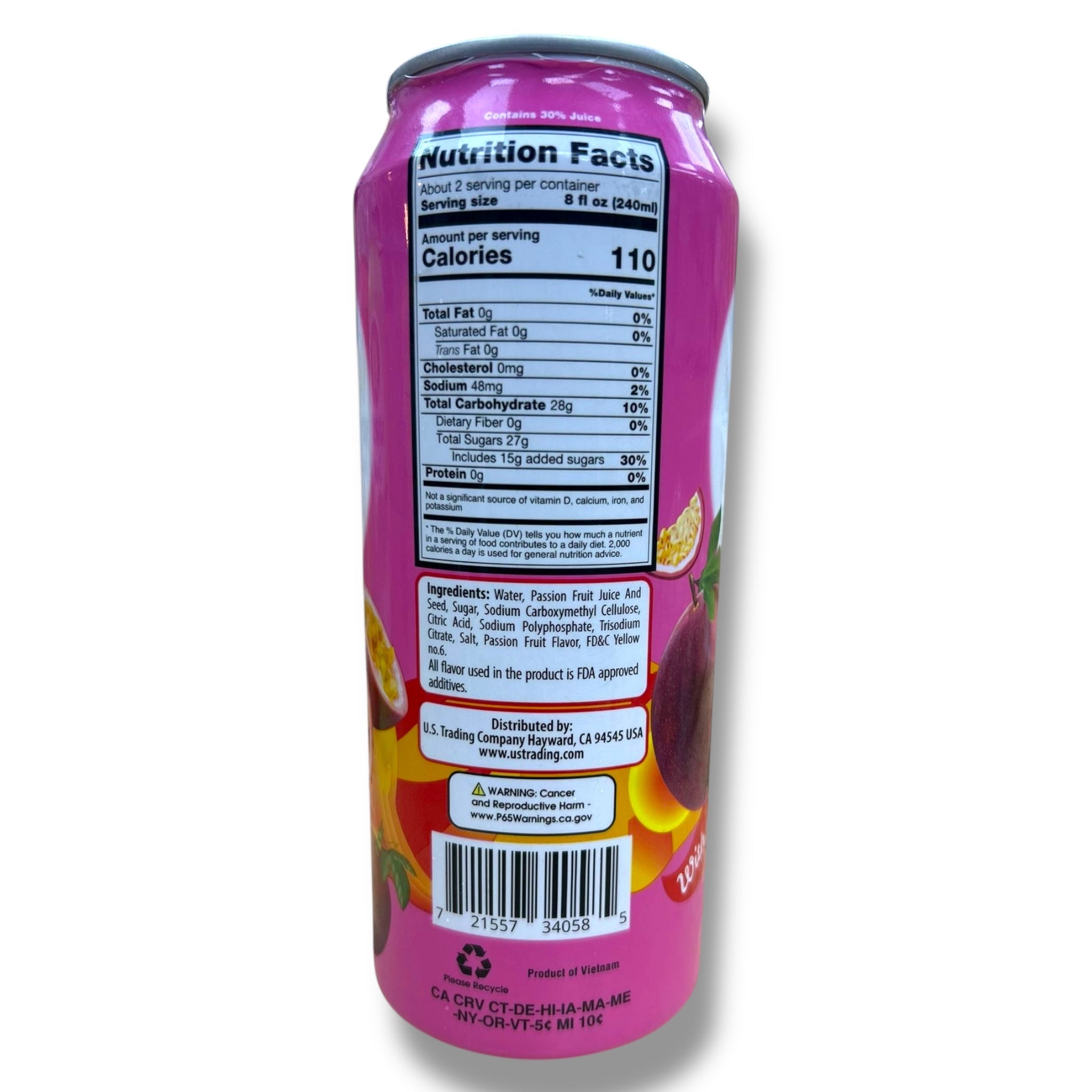 honey bee – Passion Fruit Drink with Pulp