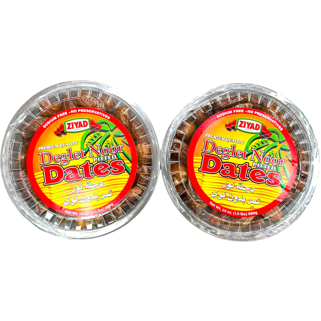 Ziyad Tunisia Deglt Nour Dates - Sweet, Soft, and Nutrient-Rich Natural Delicacy