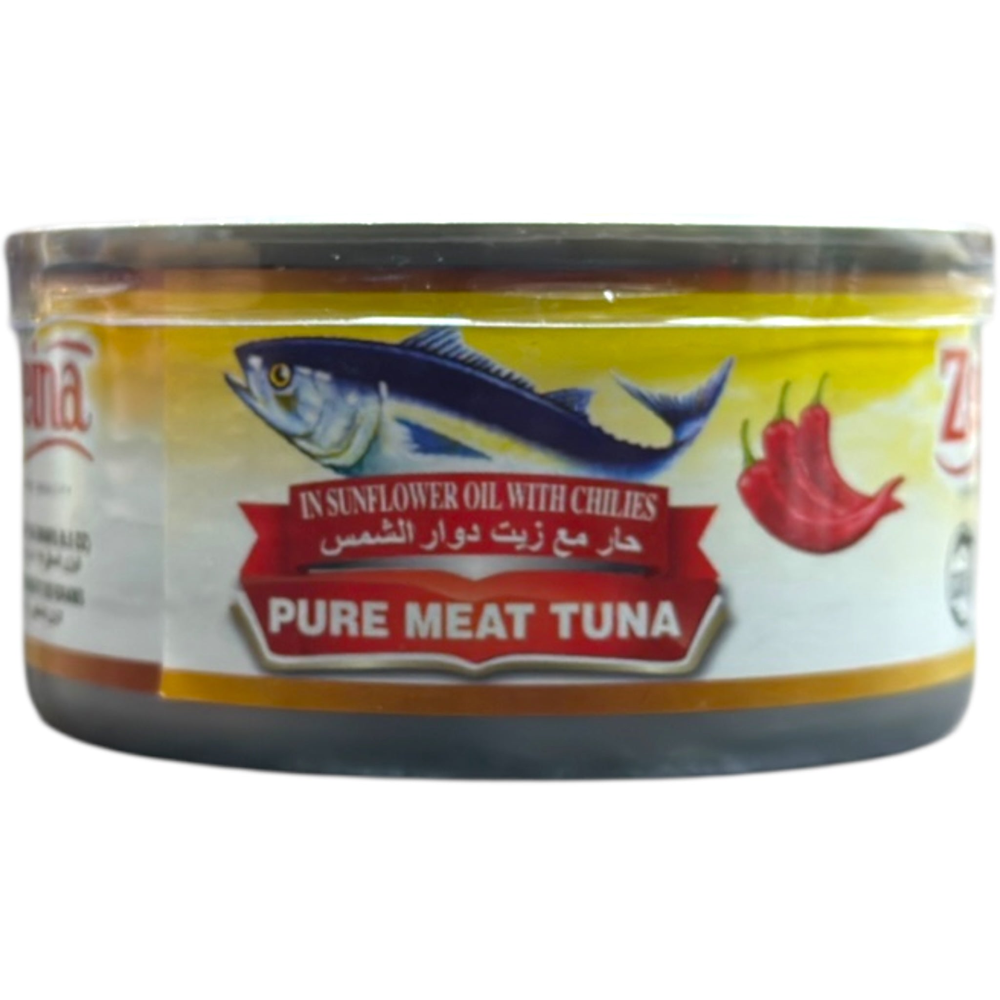Zeina Tuna in Sunflower Oil with Chili – 185g | Premium Quality, Deliciously Spicy Flavor