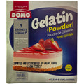 Unflavored Halal Gelatin Powder - DOMO Clear Gelatin Powder, 3 Sachets for Baking and Cooking