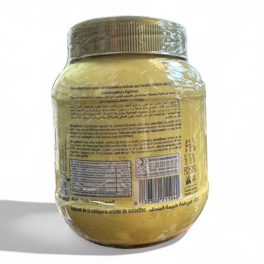 El Mordjene Cebon Creamy Hazelnut Chocolate Spread, 700g