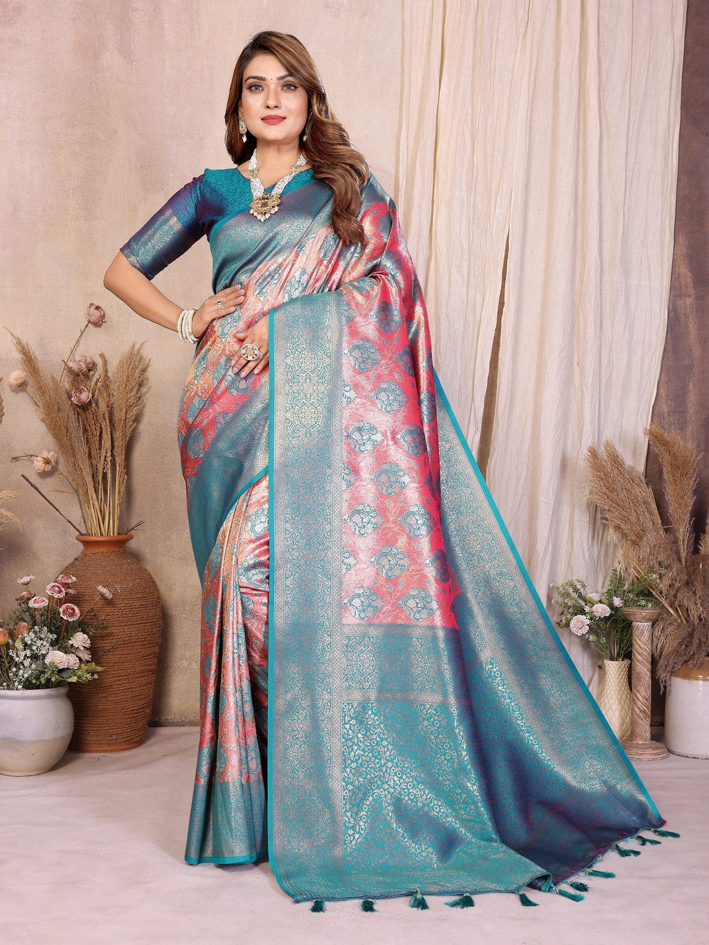 Anaita Banarasi Tissue Silk Saree