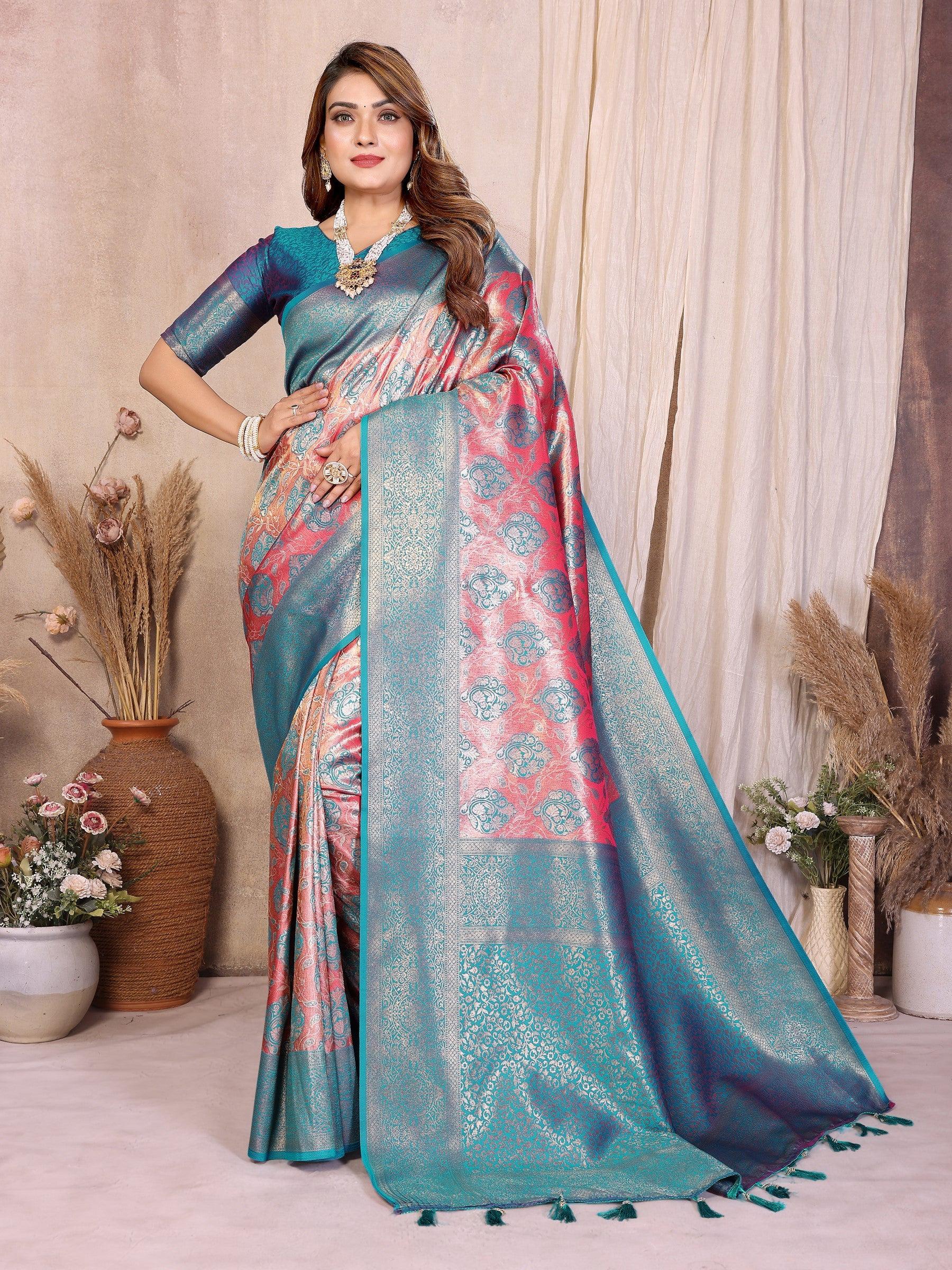Anaita Banarasi Tissue Silk Saree