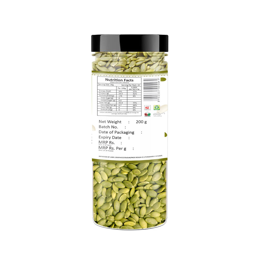 Yum Yum Roasted & Salted Pumpkin Seeds Jar