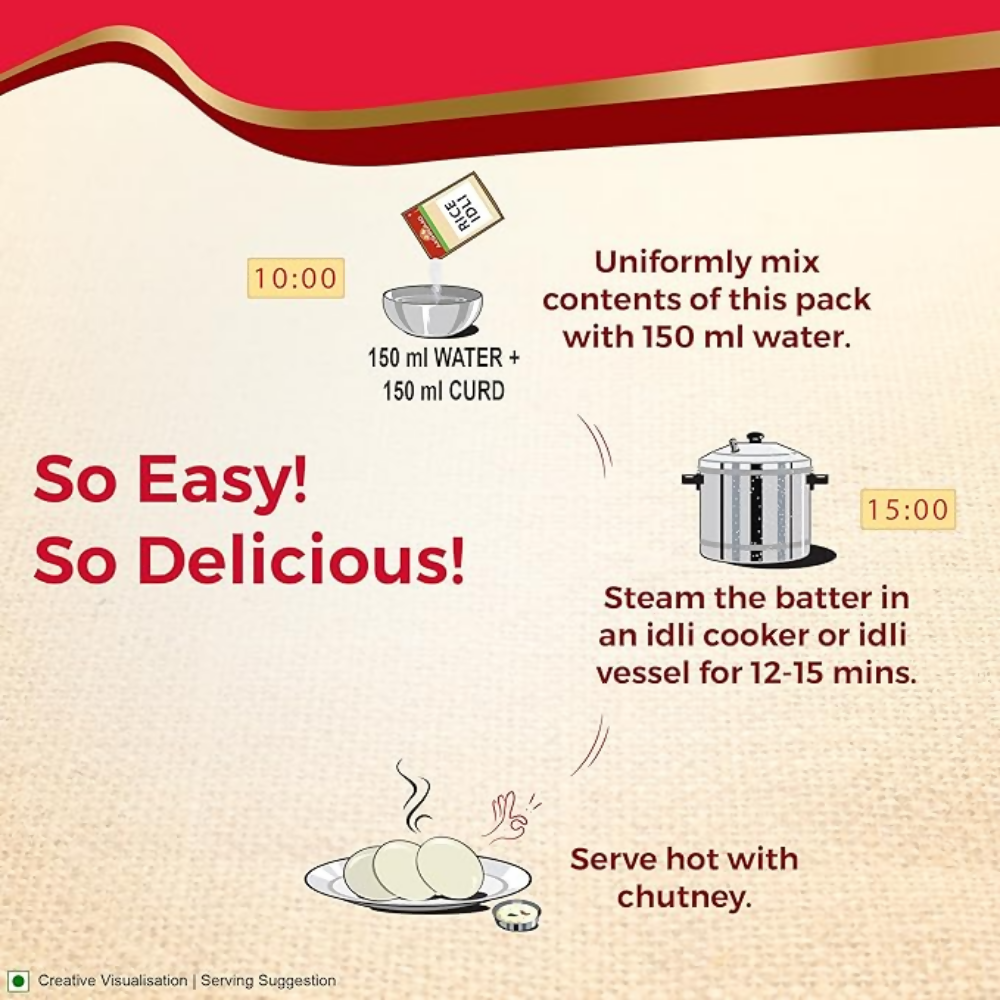 Aashirvaad Instant Mix Rice Idli