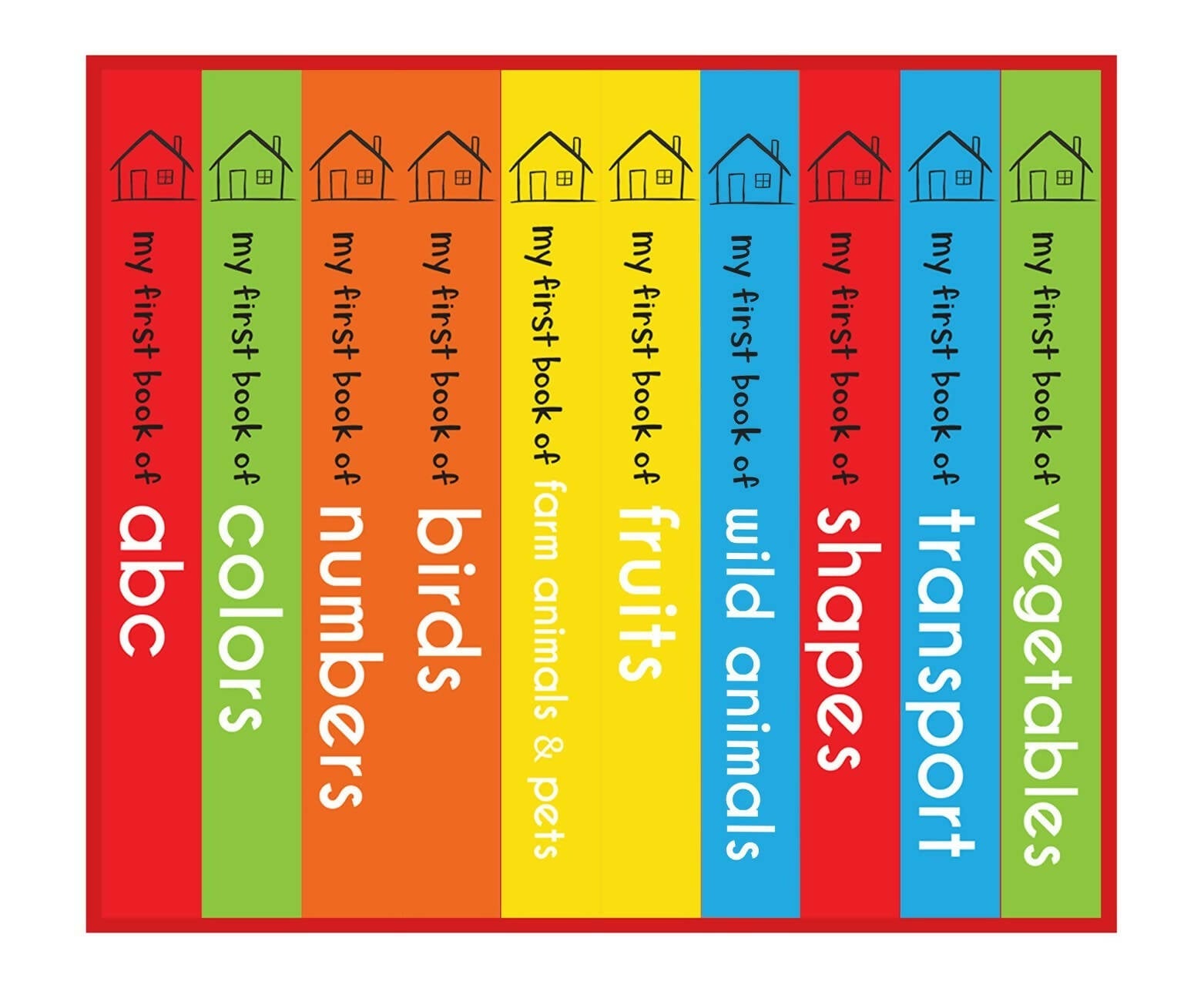 Wonder House Books My First Mini Library : Boxset of 10 Board Books