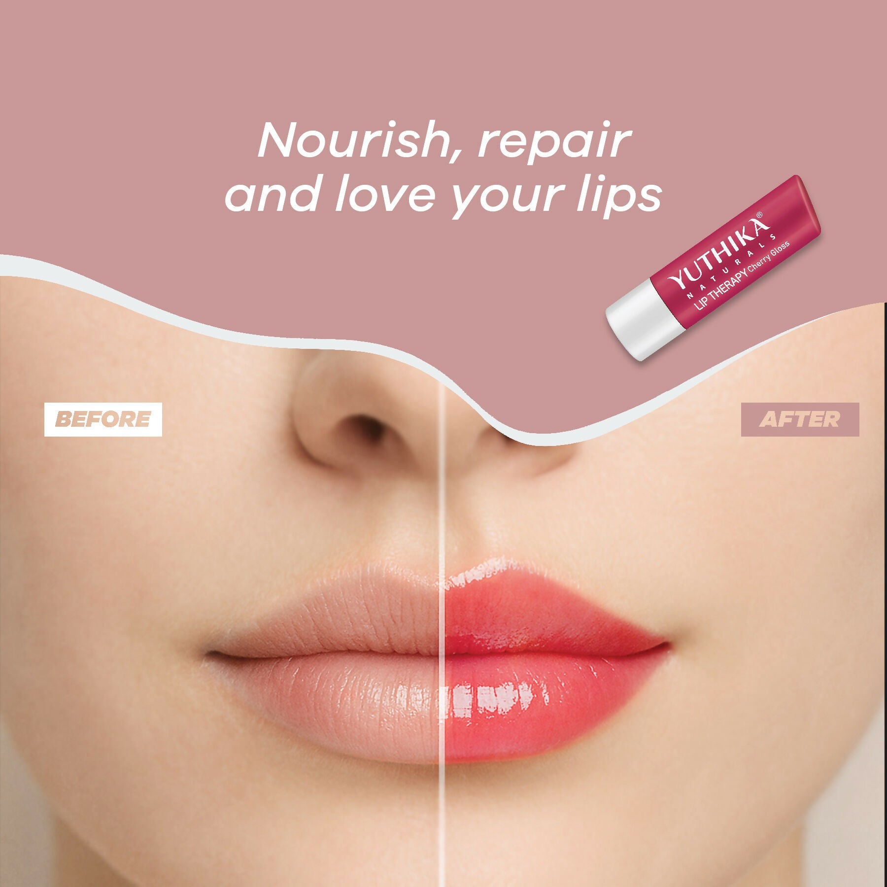 Yuthika Moisturizing Lip Balm – Cherry Gloss