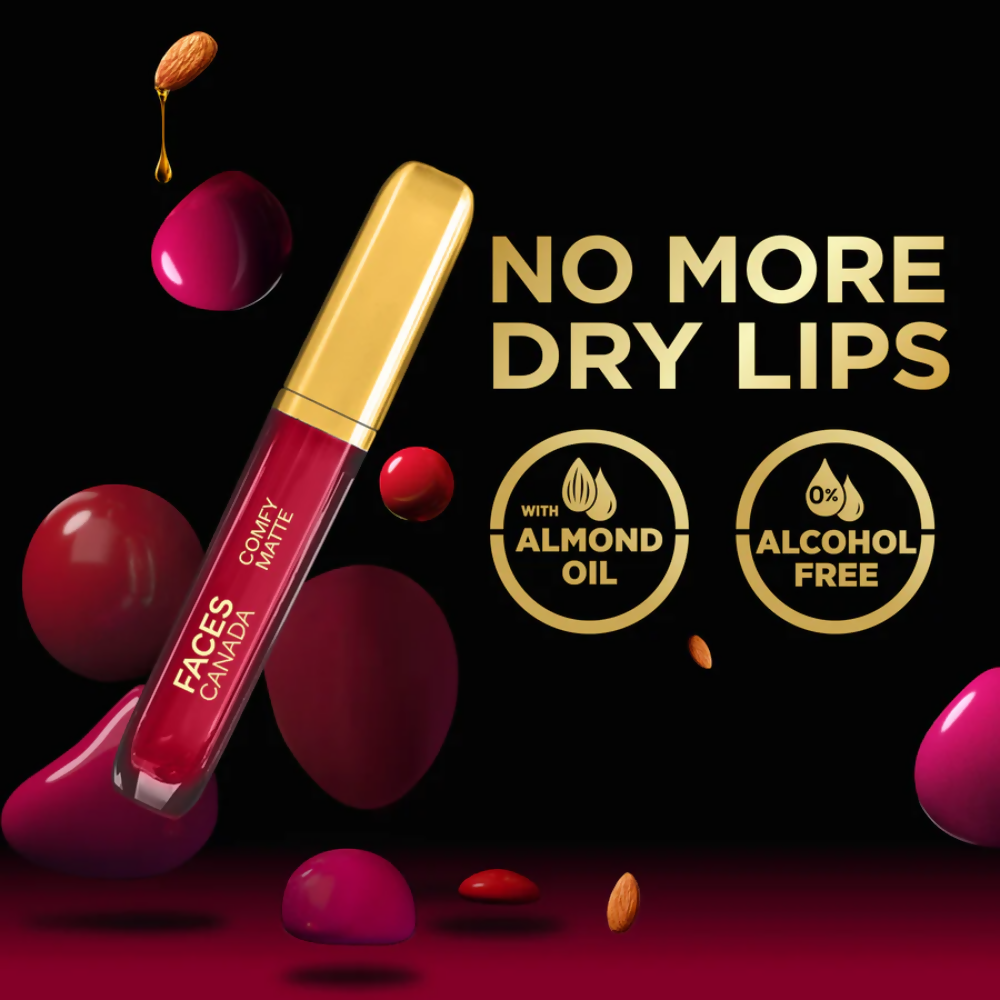 Faces Canada Comfy Matte Liquid Lipstick - Lost In Memory 24