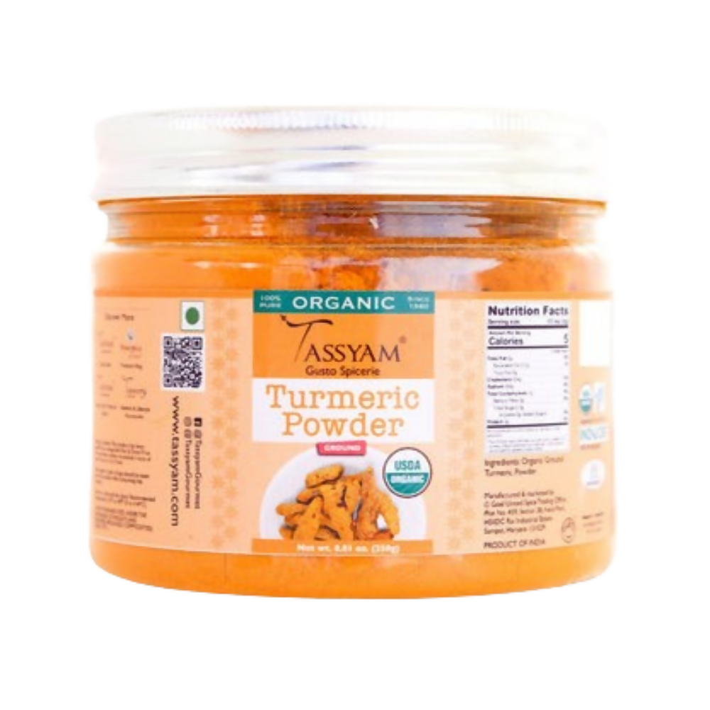 Tassyam Organics Certified 100% Organic Turmeric Powder