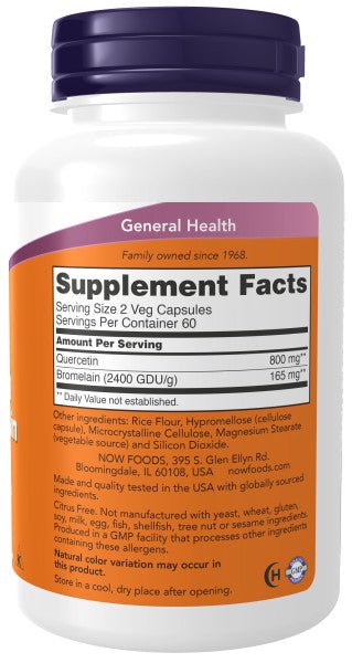 Quercetin With Bromelain