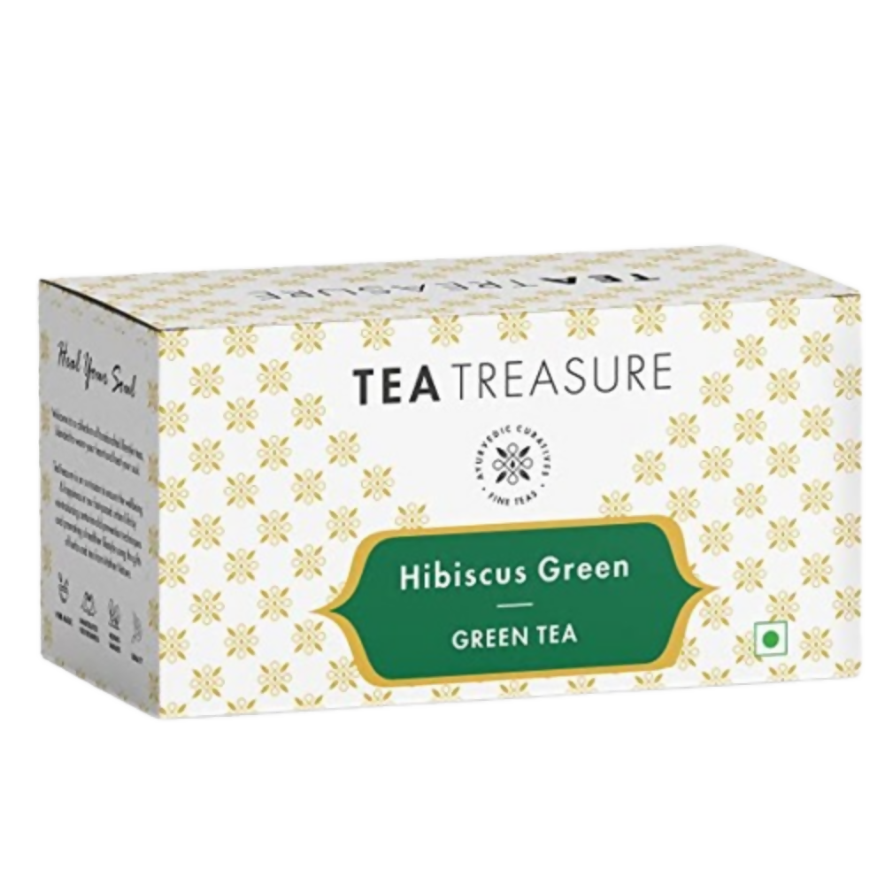 Tea Treasure Hibiscus Green Tea Bags