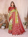 Aastha Fashion Pista Soft Silk Weaving Saree