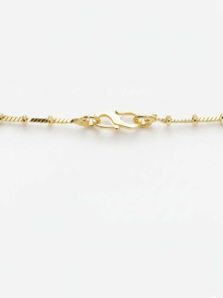 NVR Women Gold Plated Minimal Chain