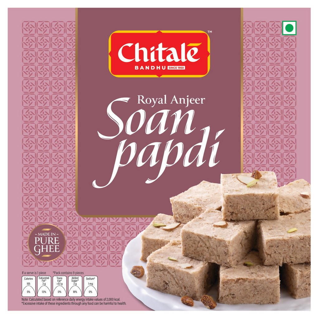 Chitale Bandhu Soan Papdi Royal Anjeer