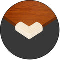 Safe-O-Kid High Qualityhigh Density L-Shaped Large Extra Thick Nbr Corner Cushions - Cream Texture